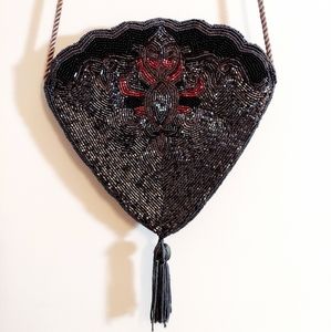 HP💐 Vintage art deco style beaded bag purse